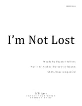 I'm Not Lost SSAA choral sheet music cover